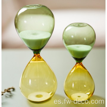 Temporizador de arena de vidrio de borosilicato /Temas de arena de reloj de arena de vidrio